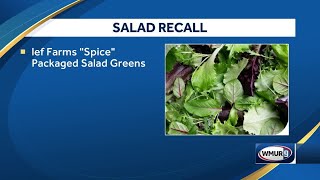 Salad recall issued in New Hampshire [upl. by Ahseer]