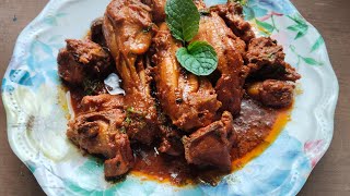 हैदराबादी लाल चिकन रेसिपी  Hyderabadi Red Chicken Recipe  SR kitchen [upl. by Garling612]