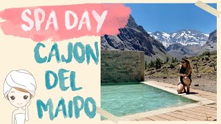 Cajón del Maipo  SPA DAY  Passeios em Santiago CHILE [upl. by Siramad]