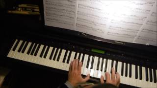 F Tarrega Capricho Arabe for piano [upl. by Armalda]