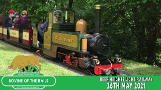 Beer Heights Light Railway at Pecorama  26th May 2021 [upl. by Imak]