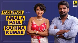 Amala Paul And Rathna Kumar Interview With Baradwaj Rangan  Face 2 Face [upl. by Arabella325]