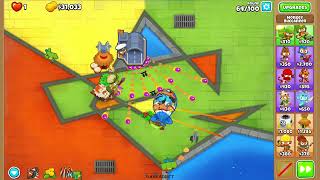 Bloons Tower Defense 6  Cubism  Hard  CHIMPS [upl. by Culbertson]