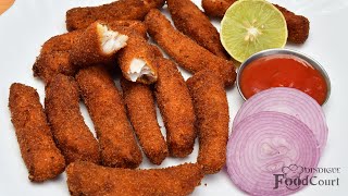 Crispy Fish Fingers Recipe Restaurant Style Fish Fingers Fish Fry Recipe [upl. by Inajar269]