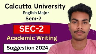 Calcutta University English Major Sem2 SEC2 Suggestion 2024 [upl. by Odnanreh400]