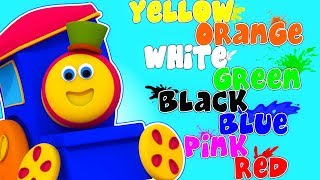 Learn Colors  Learning Street With Bob The Train  Cartoon Videos For Toddlers by Kids Tv [upl. by Amak299]