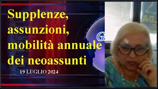 Supplenze assunzioni mobilità annuale dei neoassunti [upl. by Vedette]