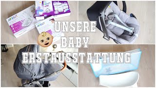 Unsere BABY ERSTAUSSTATTUNG │Kinderwagen Maxi Cosi Babytrage [upl. by Ritz]