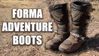 Long Term Review of Forma Adventure Boots Motorcycle Gear [upl. by Navillus]