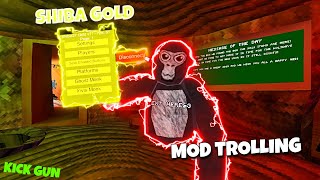 GORILLA TAG MOD TROLLING CRASHING PLAYERS  ShibaGold [upl. by Anni]