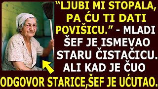 DAĆU POVIŠICU KAD MI BUDEŠ POLIZALA STOPALA REKAO JE MLADI ŠEF STAROJ ČISTAČICINE SLUTEĆI ŠTA ĆE [upl. by Ahsiri204]