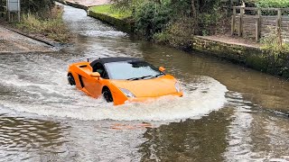 Rufford Ford  Vehicles vs Flooded Ford compilation  51 [upl. by Ymled735]