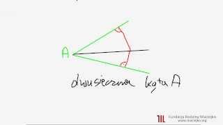715 Symetralna odcinka i dwusieczna kąta  Figury płaskie I [upl. by Shipp]