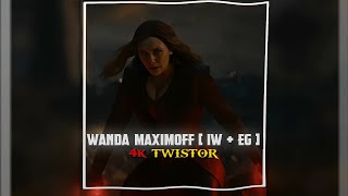 WANDA MAXIMOFF INFINITY WAR AND ENDGAME4K60FPS TWIXTOR  SAM TWIX  FREE CLIPS [upl. by Kelcy260]