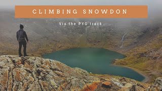 Climbing Snowdon Solo  PYG TRACK as fast as possible [upl. by Ardnosal]