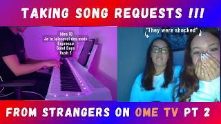 Omegle Piano Reactions Indian Pianist Taking Song Requests on Ome Tv part 2 omegle reaction [upl. by Swope]