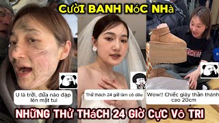 TỔNG HỢP Những Thử Thách 24 Giờ Cực Hài Cười Banh Nóc Nhà  P3 Vy Bánh Bao [upl. by Yanej]