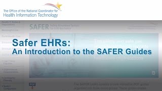 SAFER Guides for EHRs [upl. by Heger]