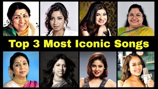 Top 3 Iconic Songs By Each Singers 5  MUZIX [upl. by Jeffcott]