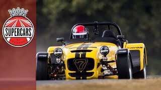 Insanely fast Caterham Seven 620R FOS hillclimb [upl. by Wallie726]