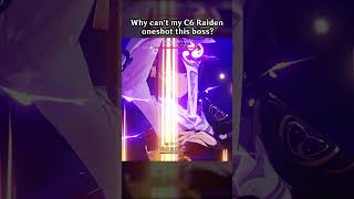 WHY CANT MY C6 RAIDEN ONESHOT THIS BOSS [upl. by Ignazio]