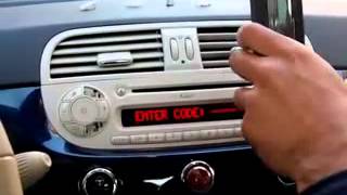 Autoradio Fiat 500 [upl. by Onitnerolf]