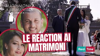 Francesco e Martina REACTION ai Matrimoni delle Nuove Coppie  Matrimonio A Prima Vista  EP 1 [upl. by Willem]