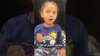 1230 of poem series cute toddlers learning [upl. by Nylakcaj117]