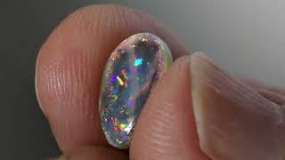 The most unique black opal I have ever cut [upl. by Glassco]