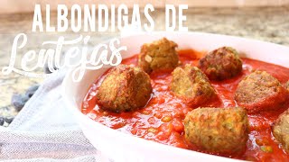 Albondigas de lentejas en salsa jardinera  receta sin carne  by Mundo Mom [upl. by Otrevire406]