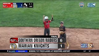 NAIA Softball Opening Round Southern Oregon upsets top seed Marian to advance to the Championships [upl. by Adnohsed]