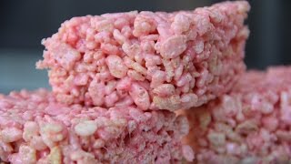 Marshmallow Rice Crispy Squares  One Pot Chef [upl. by Lepine553]