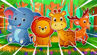 Animales Salvajes 🤓🎈  Más Videos Educativos para Niños  Niños Sabios [upl. by Hamid]