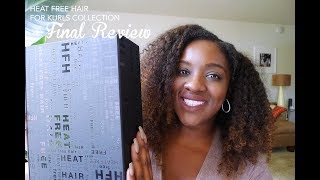 Heat Free Hair FOR KURLS  Final Review [upl. by Ahsyia]