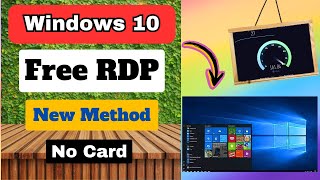 How to Get Free Windows RDP Cloud Legally [upl. by Einafpets]