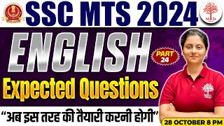 SSC MTS ENGLISH 2024  SSC MTS ENGLISH EXPECTED QUESTIONS  MTS ENGLISH CLASSES 2024  SSC ENGLISH [upl. by Revkah645]