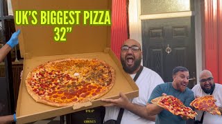 I MADE MY OWN 32” PIZZA  PIZZAHOLIC  CHILLINGHAM ROAD  NEWCASTLE  FT HEYMAN FOOD REVIEWS [upl. by Notsniw967]