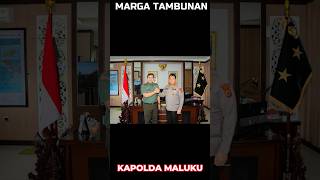 PUTRA BATAK MARGA TAMBUNAN MENJABAT KAPOLDA Maluku [upl. by Alleroif]