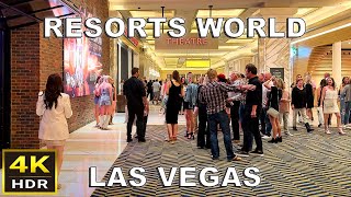 4K HDR Resorts World Las Vegas Walking Tour  June 2024 [upl. by Theurich]