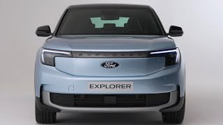 2024 New AllElectric Ford Explorer SUV  ALL DETAILS [upl. by Keeryt]