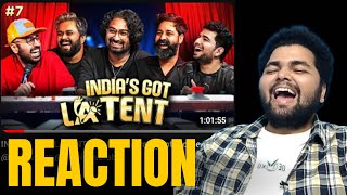 Indias got latent reaction  Ep 7  samay raina reaction [upl. by Eiluj934]