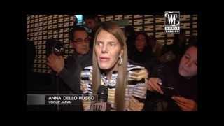 FENDI FallWinter 201314 Front Row with World Fashion Channel [upl. by Mairhpe]