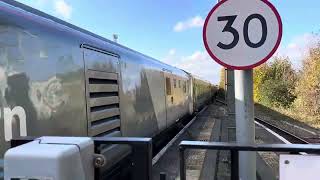 Chiltern railway arrives at Leamington Spa station October 24 [upl. by Phelia]