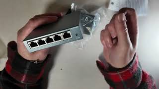 TP Link Gigabit 5 port switch unboxing links in description [upl. by Llewsor765]