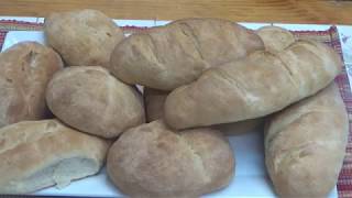 Baguettes bolillos  pan para tortas pan casero a mi estilo [upl. by Atirehc]