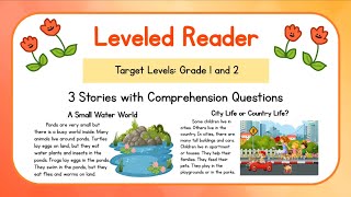 Reading for Grade 1 and Grade 2  Reading Comprehension  Learn English Through Stories Set 13 [upl. by Jimmie]