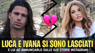 Luca Onestini e Ivana Mrazova SI SONO LASCIATI ecco le parole di lui quotLE NOSTRO STRADE SI DIVIDONOquot [upl. by Stillas500]