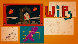 Mapple Pie’s FlipAClip WIPs storyboards and animatics DESC [upl. by Euqinmod]