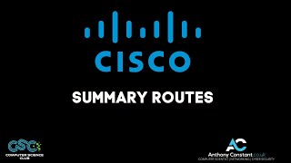 Cisco Packet Tracer Summary Routes [upl. by Laucsap]