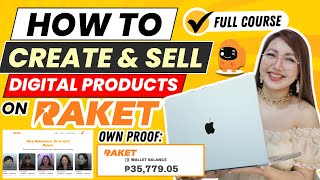 HOW TO CREATE AND SELL DIGITAL PRODUCTS IN RAKET PH  STEPBYSTEP FOR BEGINNERS [upl. by Georglana]